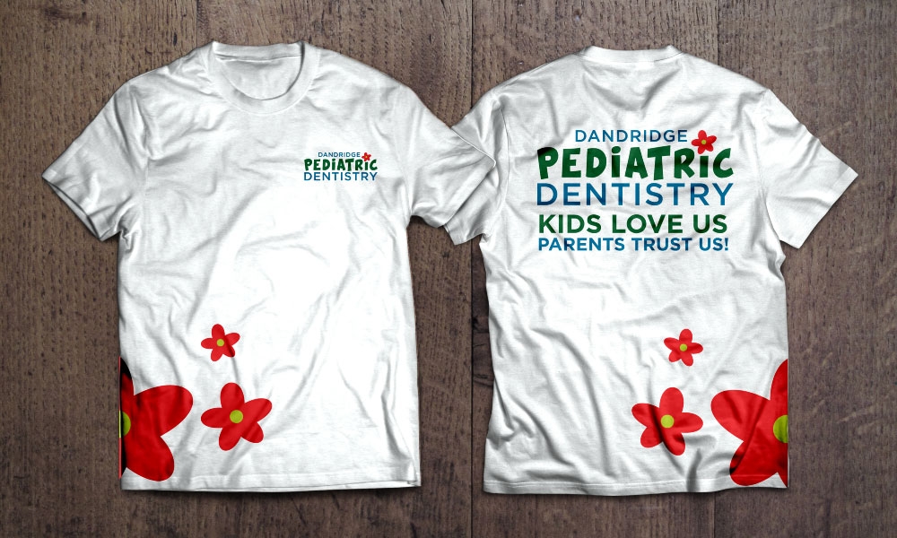 Dandridge Pediatric Dentistry logo design by Boomstudioz