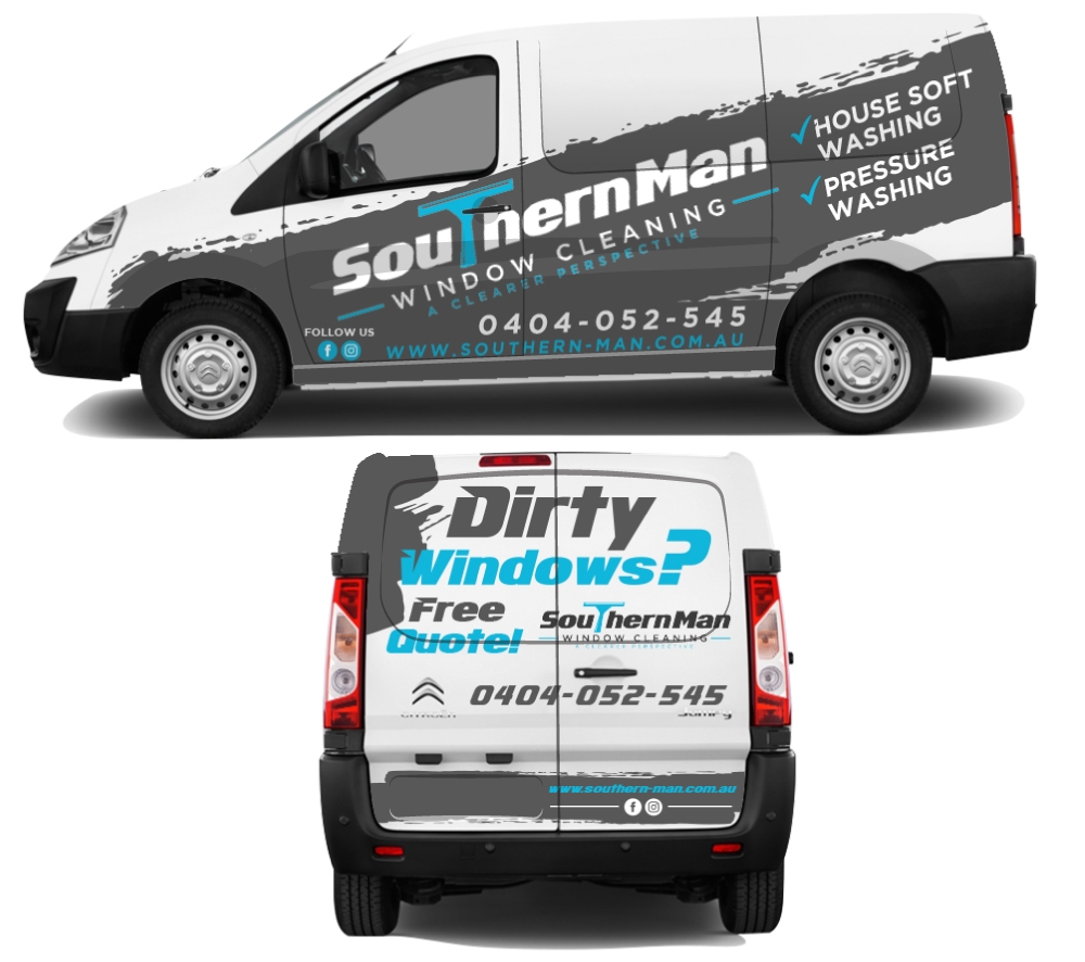 Southern Man Window Cleaning logo design by LogOExperT