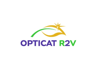 OptiCat R2V logo design by Marianne