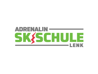 Skischule Adrenalin Lenk logo design by keylogo