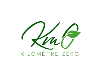 Km 0        Kilomètre zéro logo design by jaize