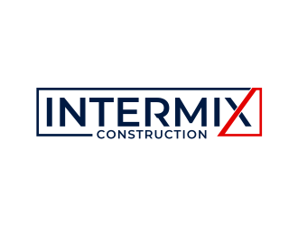 Intermix Construction logo design by mutafailan