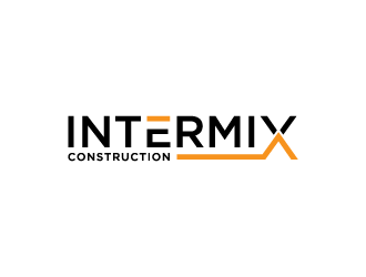 Intermix Construction logo design by denfransko