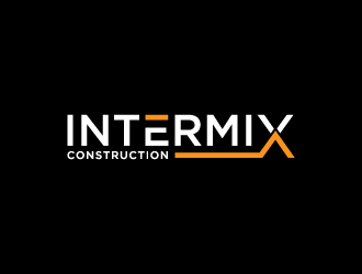 Intermix Construction logo design by denfransko