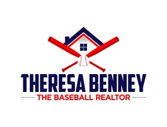 Theresa Benney - The Baseball Realtor logo design by Royan