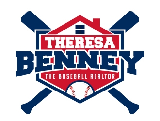 Theresa Benney - The Baseball Realtor logo design by jaize