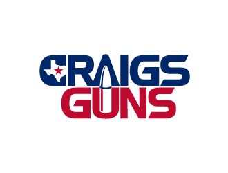 Craigs Guns logo design by tony