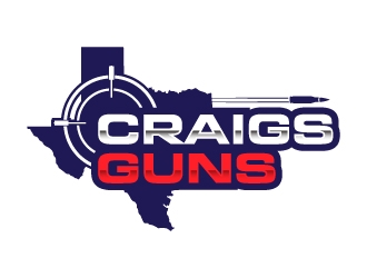 Craigs Guns logo design by akilis13