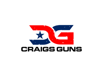 Craigs Guns logo design by kimora