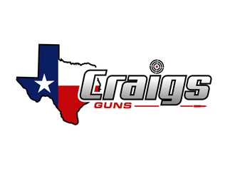 Craigs Guns logo design by LogoInvent