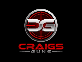 Craigs Guns logo design by J0s3Ph
