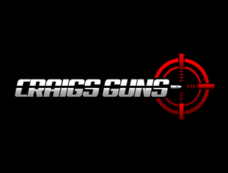 Craigs Guns logo design by kunejo