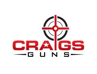 Craigs Guns logo design by usef44