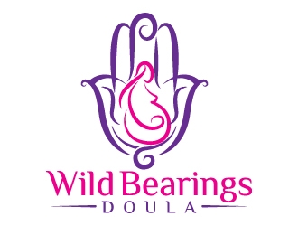 Wild Bearings Doula  logo design by jaize