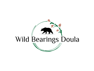 Wild Bearings Doula  logo design by Gwerth