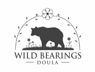 Wild Bearings Doula  logo design by Mardhi