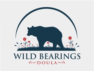 Wild Bearings Doula  logo design by Mardhi