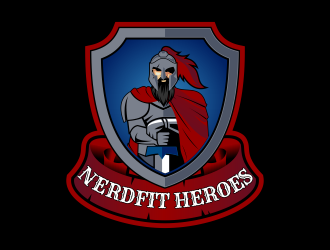 NerdFit Heroes logo design by Kruger