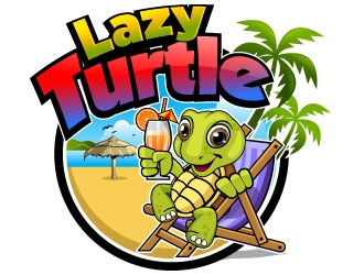 lazy turtle  logo design by Suvendu