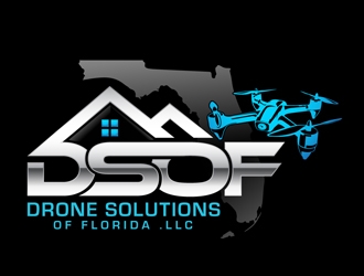 Drone solutions of florida .llc logo design by DreamLogoDesign