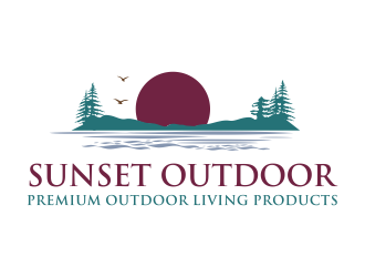 Sunset Outdoor logo design by aldesign