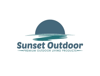 Sunset Outdoor logo design by fawadyk