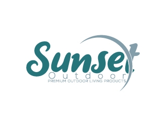 Sunset Outdoor logo design by fawadyk