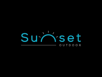 Sunset Outdoor logo design by BrainStorming