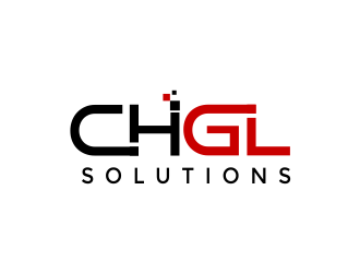 CHGL Solutions logo design by Girly