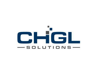 CHGL Solutions logo design by evdesign