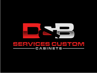 D & B SERVICES CUSTOM CABINETS logo design by johana