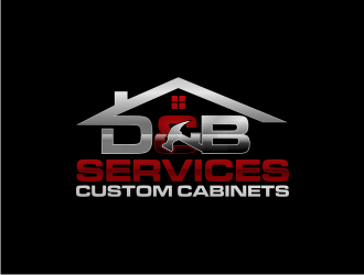 D & B SERVICES CUSTOM CABINETS logo design by BintangDesign