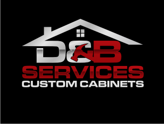 D & B SERVICES CUSTOM CABINETS logo design by BintangDesign