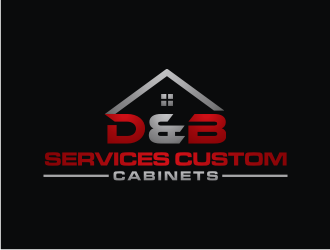 D & B SERVICES CUSTOM CABINETS logo design by Sheilla