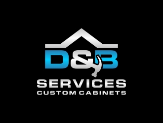 D & B SERVICES CUSTOM CABINETS logo design by CreativeKiller