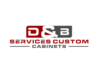 D & B SERVICES CUSTOM CABINETS logo design by Zhafir