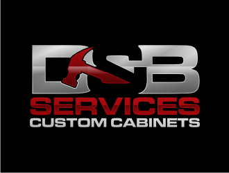D & B SERVICES CUSTOM CABINETS logo design by BintangDesign