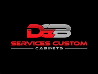 D & B SERVICES CUSTOM CABINETS logo design by Landung