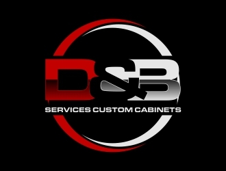 D & B SERVICES CUSTOM CABINETS logo design by dibyo