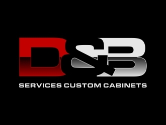 D & B SERVICES CUSTOM CABINETS logo design by dibyo