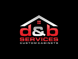 D & B SERVICES CUSTOM CABINETS logo design by Editor