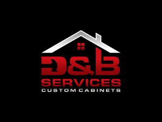 D & B SERVICES CUSTOM CABINETS logo design by Editor