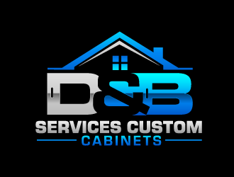 D & B SERVICES CUSTOM CABINETS logo design by THOR_