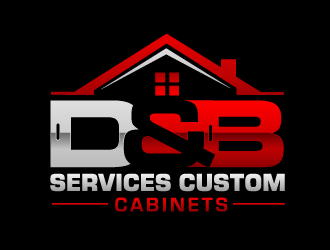 D & B SERVICES CUSTOM CABINETS logo design by THOR_
