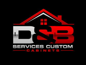 D & B SERVICES CUSTOM CABINETS logo design by THOR_