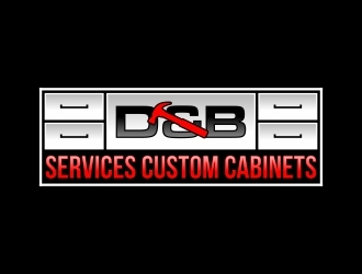 D & B SERVICES CUSTOM CABINETS logo design by Royan
