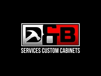 D & B SERVICES CUSTOM CABINETS logo design by Royan