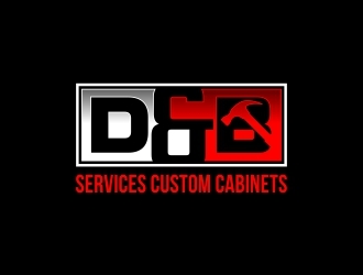 D & B SERVICES CUSTOM CABINETS logo design by Royan
