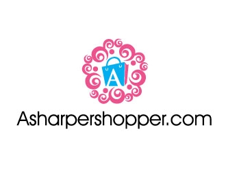 Asharpershopper.com  logo design by maze