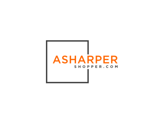 Asharpershopper.com  logo design by bricton